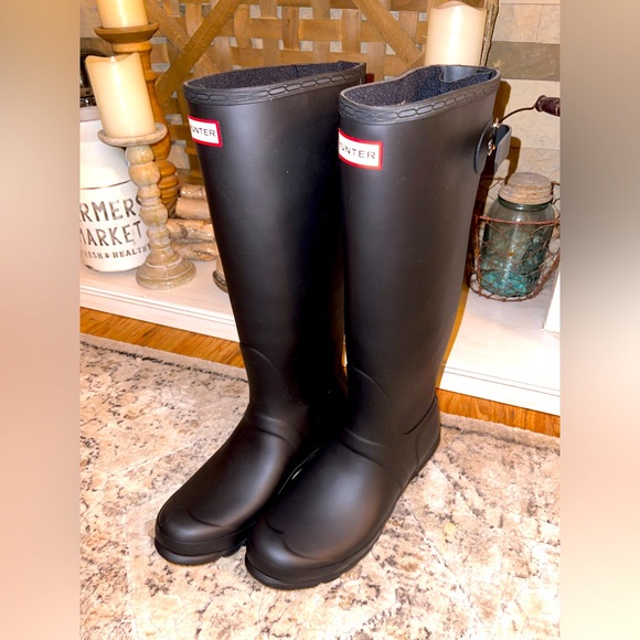Hunter Shoes - NIB Hunter Original Tall, Women’s adjustable black boots